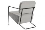Fotel Metrik velvet szary  - Item International 3