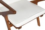 Fotel Modern Classic drewniany tapicerowany - Item International 6