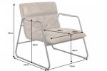 Fotel Mustang Lounger antik taupe  - Invicta Interior 11