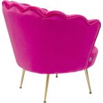 Fotel Muszla Arm Chair Water Lily pink - Kare Design 4