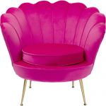 Fotel Muszla Arm Chair Water Lily pink - Kare Design 1
