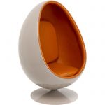 Fotel obrotowy Eye Ball Orange - Kare Design 2