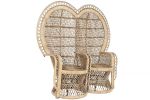 Fotel Peacock Paw Boho natur podwójny - Item International 2