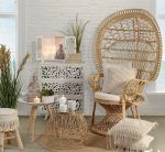 Fotel Peacock Paw Boho naturalny - Atmosphera 14