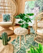 Fotel Peacock Paw Boho naturalny - Atmosphera 13