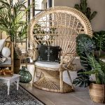 Fotel Peacock Paw Boho naturalny - Atmosphera 11