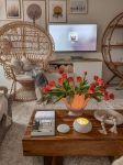 Fotel Peacock Paw Boho naturalny - Atmosphera 16