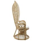 Fotel Peacock Paw Boho naturalny - Atmosphera 5