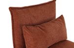 Fotel Pillow z poduszką terakota 4