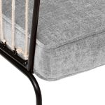 Fotel Retro wire szary 3
