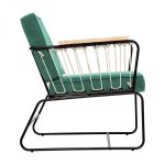 Fotel Retro wire zielony 2