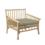 Fotel Sole Lounge Chair Bamboo - Bloomingville 3