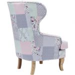 Fotel Wing Chair patchwork Powder Promo  - Kare Design 4
