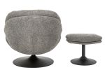 Fotel Lounge Canyon z podnóżkiem szary 7