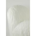 Fotel Yeti z futerkiem biały - Light & Living 7