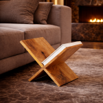 Gazetnik Elegant z drewna mango - Boltze 2