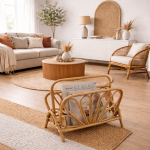 Gazetnik rattanowy Paw Peacock - Item International 2