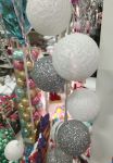 Girlanda świetlna Cotton Balls 10 led kolekcja glamour   5