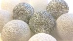 Girlanda świetlna Cotton Balls 10 led kolekcja glamour   1