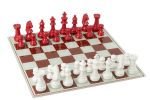 Gra w szachy z figurami Pop Art red - J-Line 1