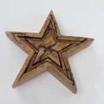 Gwiazdy dekoracyjne z drewna mango - Boltze 3