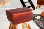 Hoker Krzesło barowe Bock skóra naturalna  - Invicta Interior 3