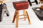 Hoker Krzesło barowe Bock skóra naturalna  6
