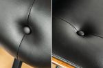 Hoker Krzesło barowe czarne orzech - Invicta Interior 6
