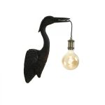Lampa ścienna kinkiet Żuraw czarny - Light & Living 1