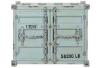 Komoda barek na wino Container niebieska 77 cm  - Item International 1