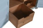 Komoda barek na wino Container niebieska 77 cm  - Item International 6