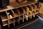 Komoda barek na wino Golden Sunset drewniana mango - Invicta Interior 10