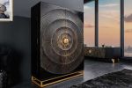 Komoda barek na wino Golden Sunset drewniana mango - Invicta Interior 1