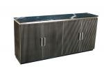 Komoda Bijou srebrna z czarnym marmurem - Item International 1