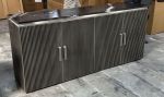 Komoda Bijou srebrna z czarnym marmurem - Item International 2