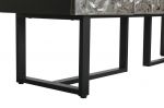Komoda Caldera srebrna chrom 150 cm - Item International 9