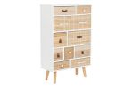 Komoda Cocina patchwork biała 10 szuflad - Item International 2
