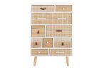 Komoda Cocina patchwork biała 10 szuflad - Item International 1