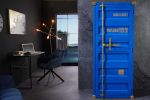 Komoda Container Globetrotter 180 cm sejf niebieski - Invicta Interior 2