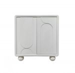 Komoda Japandi 3D ivory 80 cm - Item International 1