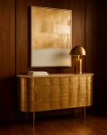 Komoda Dorado z drewna mango złota  - Item International 2