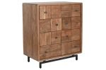 Komoda drewniana 87 cm Geometric 3D  - Item International 2