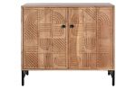 Komoda drewniana barek na wino Exquisite 3D - Item International 1