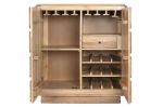 Komoda drewniana barek na wino Fondant wood - Item International 5