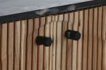 Komoda drewniana barek na wino Wave z marmurowym blatem - Item International 8
