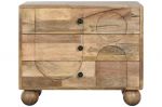 Komoda drewniana Bubble z szufladami na nogach kulach - Item International 1