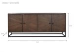 Komoda drewniana Dark Brown - Item International 9