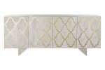 Komoda drewniana Decor złota 1
