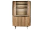 kat.II Komoda drewniana Elegant witryna z lamelami - wady fabryczne - Item International 1