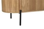 kat.II Komoda drewniana Elegant witryna z lamelami - wady fabryczne - Item International 10